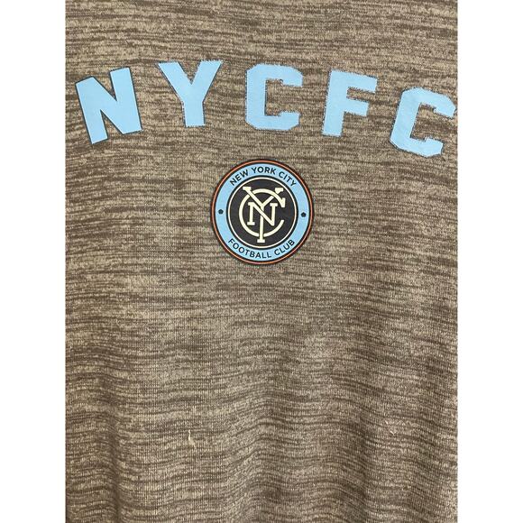 NYCFC Men's Long Sleeve T-Shirt Size Large Athletic Workout - Picture 3 of 7